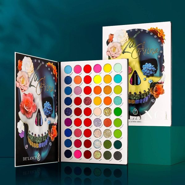 La Catrina Makeup Pallet Colorful Eyeshadow Palette 54 Color