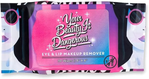 La Fresh Eco Beauty Travel-Friendly, Waterproof Makeup Remover Wipes
