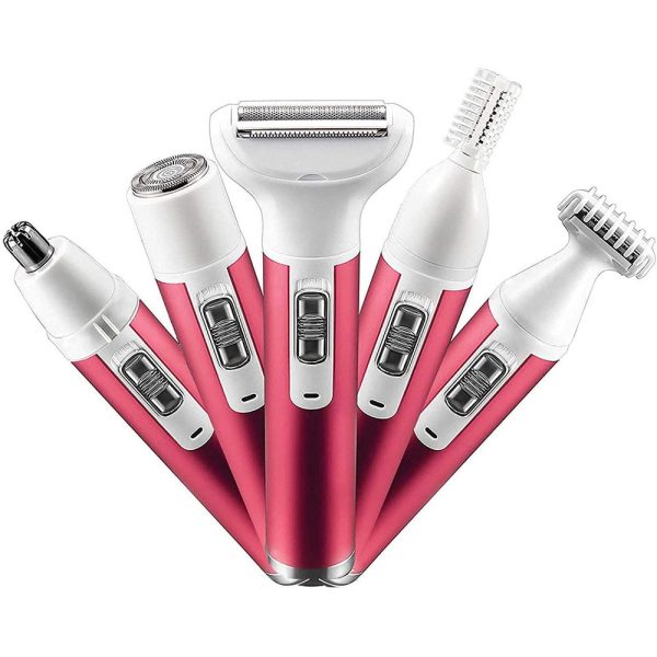 Lady Shaver Rechargeable USB Charging 5 in 1 Nose Eyebrow