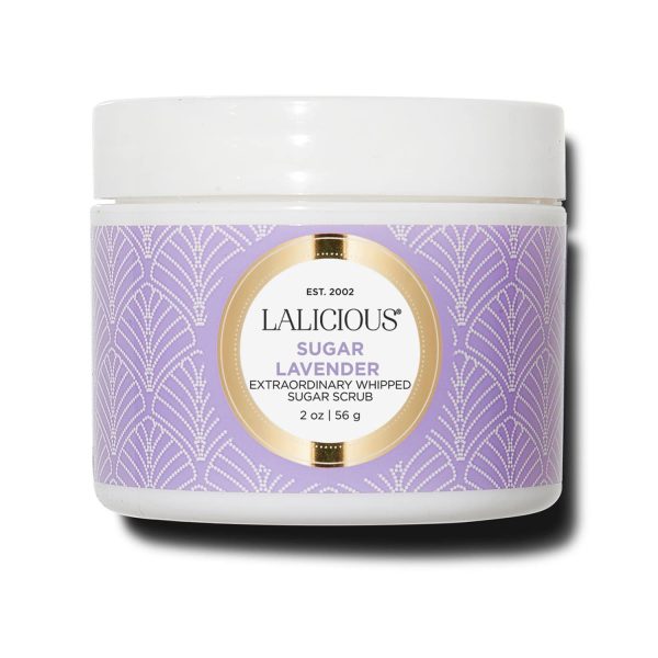LALICIOUS Sugar Lavender Travel Set - Whipped Sugar Scrub