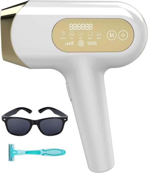 Laser Permanent Facial and Body Hair Removal Device Painless