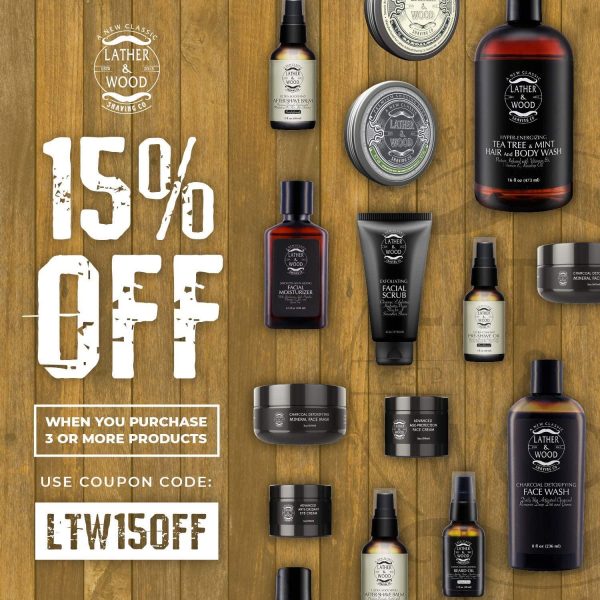 Experience Ultimate Smoothness with Lather & Wood Sandalwood Shaving Soap – Premium Tallow-Based