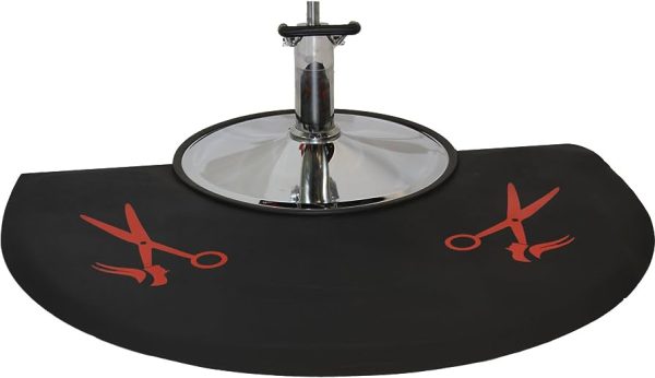 LCL Beauty 1/2" Semi Circle Anti Fatigue Beauty Barber Floor Mat