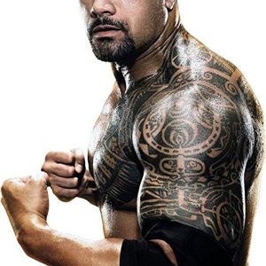 Leoars Extra Large Temporary Tattoo Similar the Rock Arm Chest Big Totem