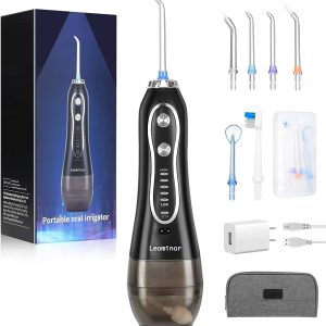 Leominor Cordless Water Flosser Professional Oral Irrigator