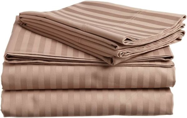 Linen Adda 4 PC Bed Sheet Set 400 TC 100% Egyptian Cotton Super Soft Long Staple