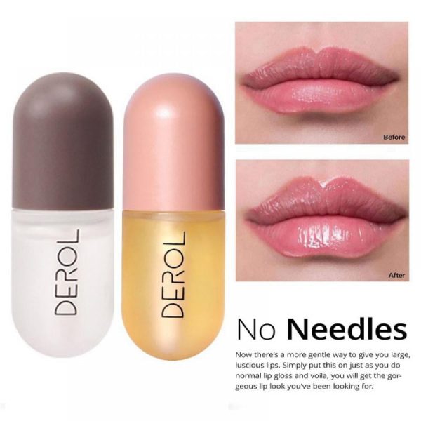 Lip Plumper, Natural Lip Enhancer, Lip Care Serum, Moisturizing Transparent Lip Oil