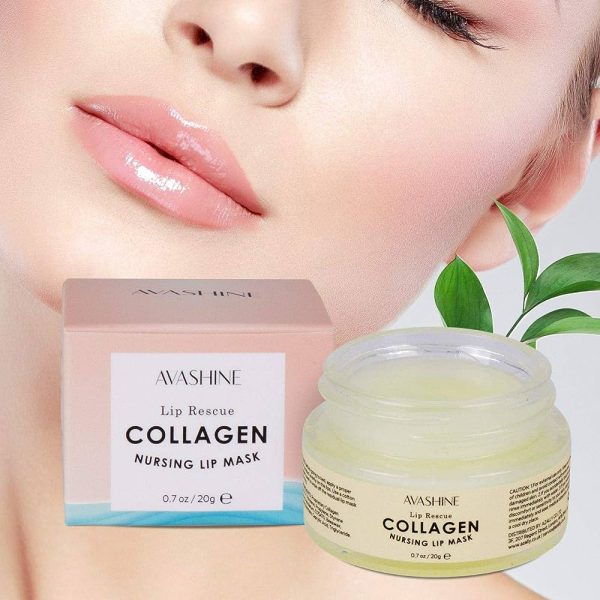 Lip Sleep Mask - Lip Mask with Collagen Peptide - Night Treatments Lip balm