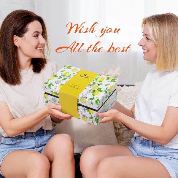 LONG FIT Scented Candles Gift Set, 100% Natural Soy Wax