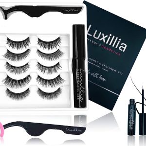 Longer Five Magnetic Eyelashes [No Glue] Premium Quality False Eyelashes