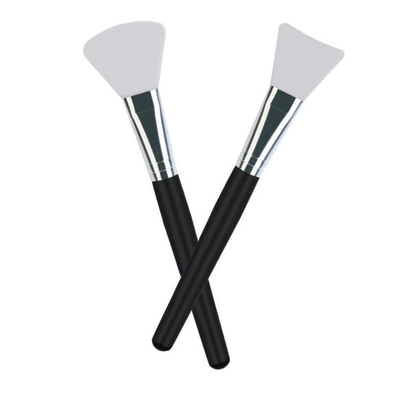 LORMAY 2 Pcs Premium Quality Silicone Face Mask Brush Applicator for Facials