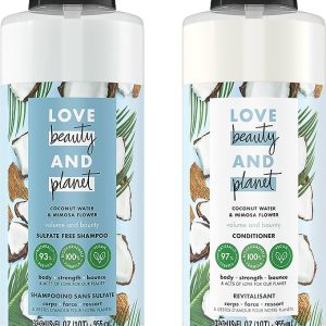 Love Beauty And Planet Volumizing Shampoo and Conditioner, Paraben Free