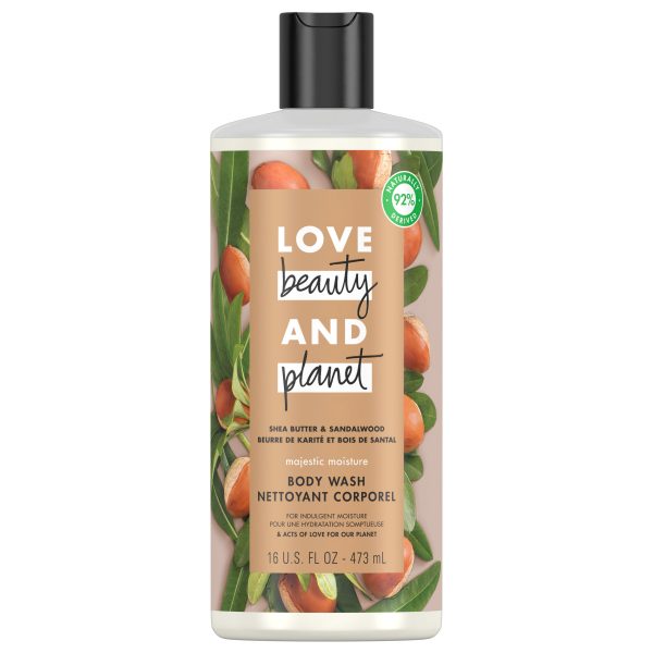 Love Beauty & Planet Majestic Moisture Body Wash Shea Butter &