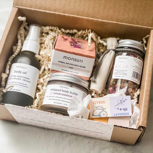 Love Your Skin, Luxury Natural Skincare Gift Set, Self Care Gifts for Women