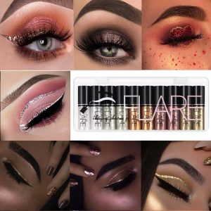 Lucoss Glitter Liquid Eyeliner Eye Shadow Makeup Kit