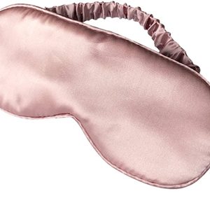 LULUSILK Mulberry Silk Sleep Eye Mask Blindfold with Elastic Strap Headband
