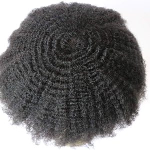 Lumeng AfroToupee For Men African American Wigs for Men