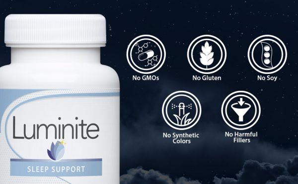 Luminite Sleep Support - Nighttime Sleep Aid Supplement