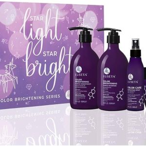 Luseta Color Brightening Complete Haircare Set for Blonde and Gray Hair