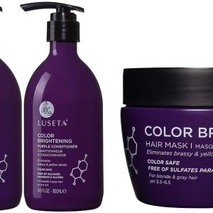 Luseta Color Brightening Purple Shampoo and Conditioner Set