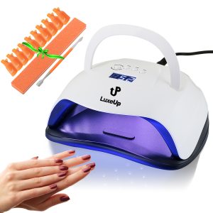 LuxeUp 80W UV LED Nail Gel Polish Curing Lamp | Professional Upgrade