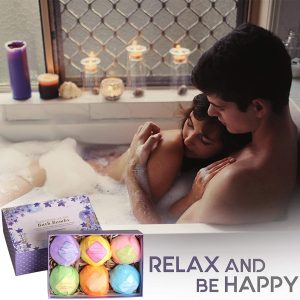 LuxSpa Bath Bombs Gift Set - The Best Ultra Natural Bubble Fizzies