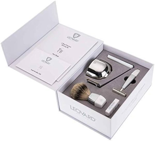 Achieve a Luxurious Shave – Premium 4-Piece Shaving Gift Set for Men & Women