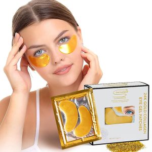 Luxury Collagen Gel Eye Pads Nano Active Gold Mask Patches