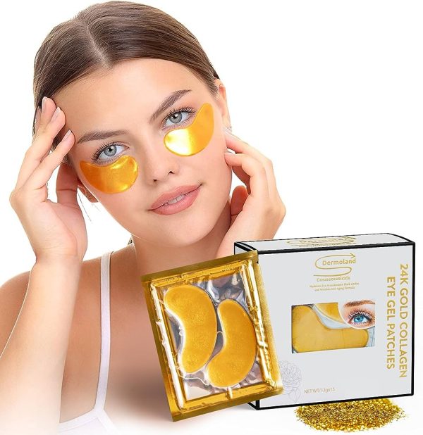 Luxury Collagen Gel Eye Pads Nano Active Gold Mask Patches