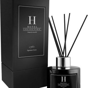Midnight in Paris Black Velvet Reed Diffuser Set – Luxurious Aromatherapy with Citrus, Black Fig, Rose, and Vanilla for a Parisian Ambiance. 