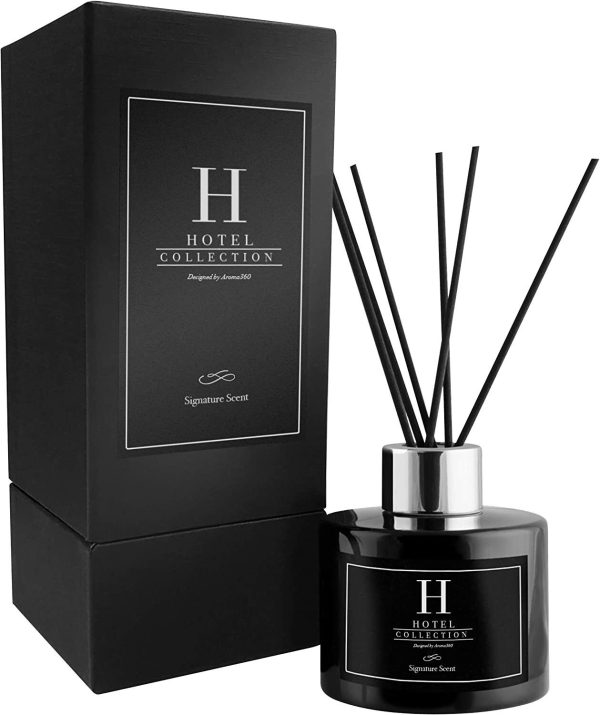 Midnight in Paris Black Velvet Reed Diffuser Set – Luxurious Aromatherapy with Citrus, Black Fig, Rose, and Vanilla for a Parisian Ambiance. 