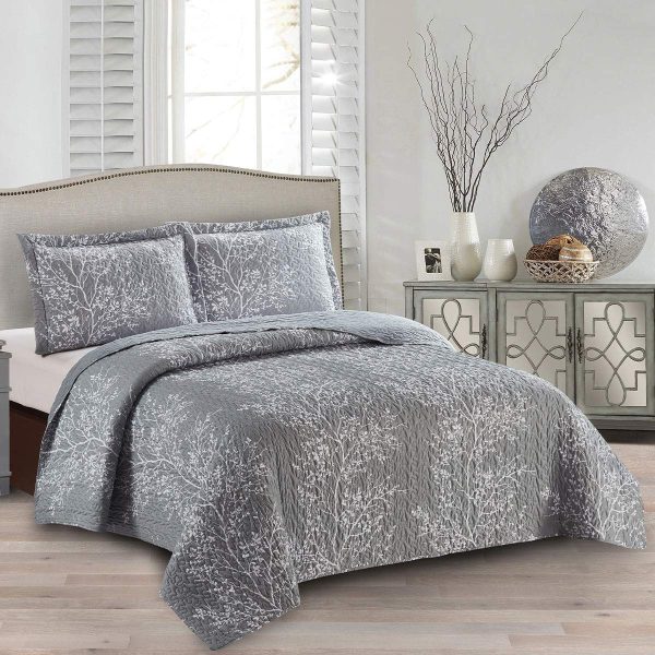 Luxury Printed Design Quilt, Bedspread Set