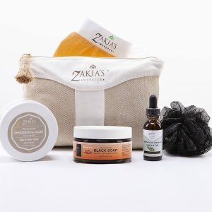 Luxury Skin Care Set - Moroccan Essential Hammam Kit, Bath and Body Home Spa