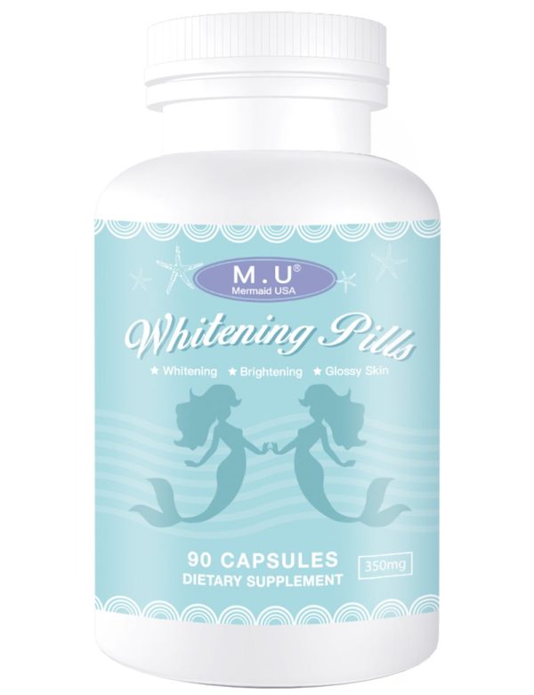 M.U Mermaid USA Whitening Pills for Skin 3 Times Effect of glutathione