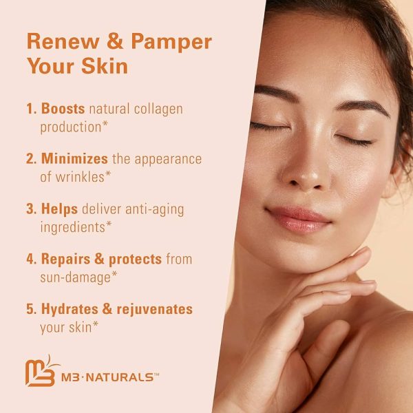 M3 Naturals Professional Facial Vitamin C Infused with Collagen Stem Cell
