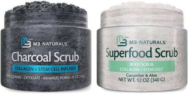 M3 Naturals Superfood Scrub infused with Collagen and Stem Cell