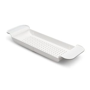 madesmart Expandable Bath Shelf - White