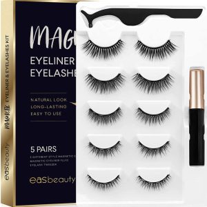 Magnetic Eyelashes Kit Magnetic Eyeliner With Magnetic Eyelashes