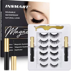 Magnetic Eyeliner and Handcrafted Reusable Eyelashes, Lash Glue Free