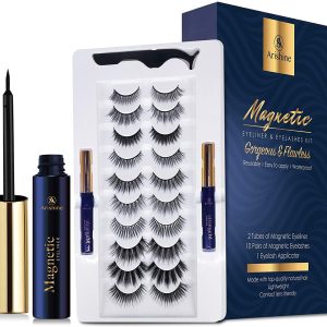 Magnetic Eyeliner and Lashes Kit with Applicator