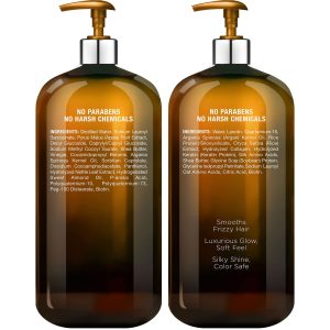 MAJESTIC PURE Apple Cider Vinegar Shampoo and Avocado Coconut Conditioner