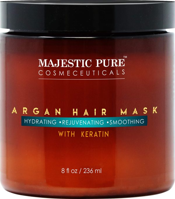 MAJESTIC PURE Argan Hair Mask with Keratin - Rejuvenating