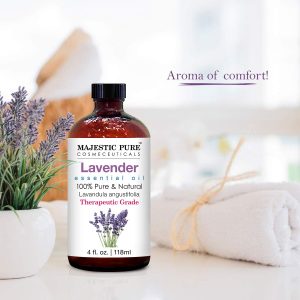 Majestic Pure Lavender Oil - Pure Bliss in a Bottle: Therapeutic, Aromatic, and Exceptional Quality
