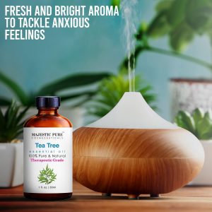 MAJESTIC PURE Tea Tree Oil - Pure and Natural Therapeutic Grade Tea Tree