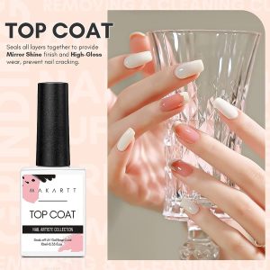 Makartt Gel Nail Polish Remover Clips Kit with 20 Pcs Resuable Finger and Toenail