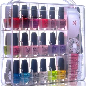 Makartt Large Nail Polish Organizer Storage Holder Case