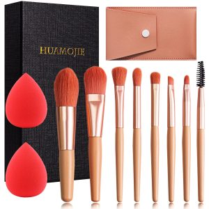 Makeup Brush Set 8pcs Premium Synthetic Foundation Powder Blush