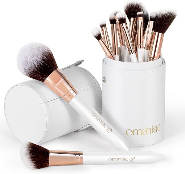 Makeup Brushes Set with Cute Case,12PCS Professional Premium