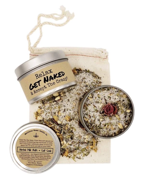 Get Naked & Accept the Crazy Herbal Bath Salts