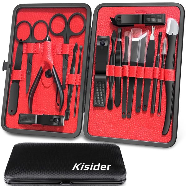 Manicure Set - Nail Kit - Pedicure Kit - Grooming Care Tools for Men and Women